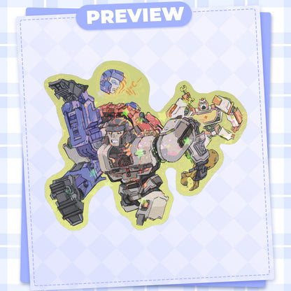 Transformers One: Drunk | 3x3" sticker
