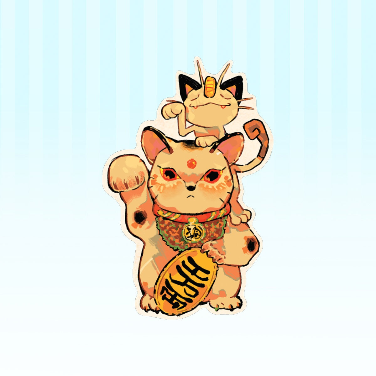 Pokemon: Meowth | 3x3" sticker