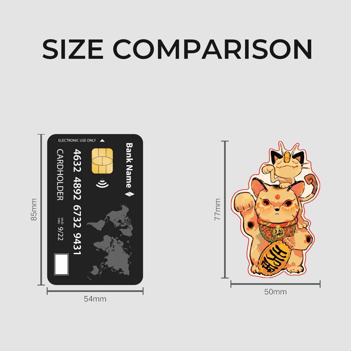 Pokemon: Meowth | 3x3" sticker