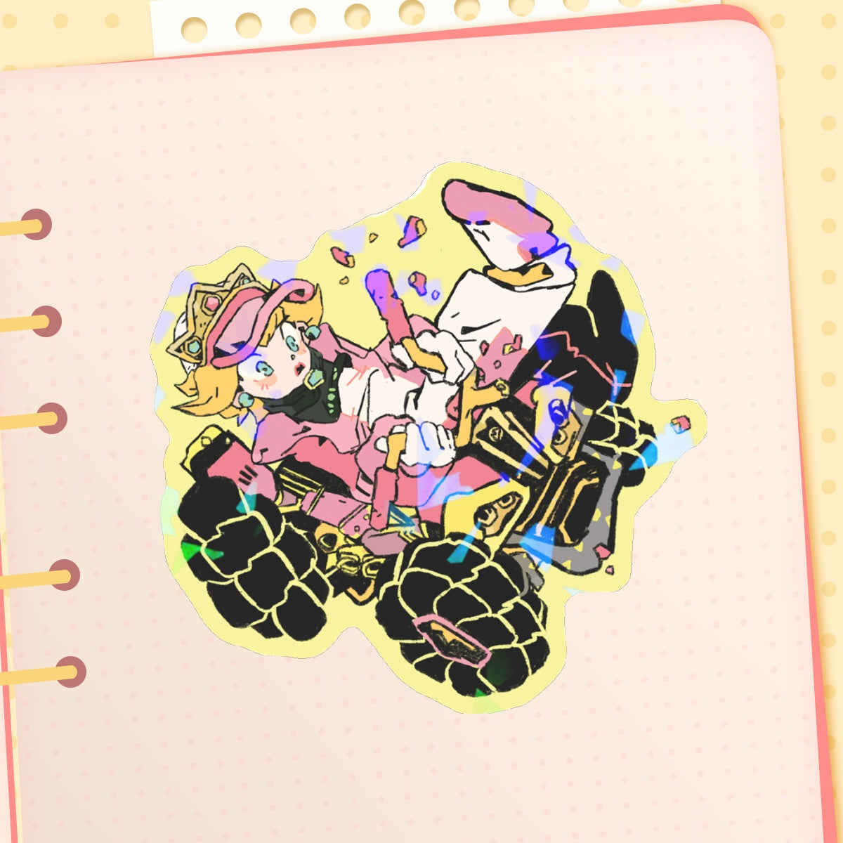 Mario: Peach | 3x3" sticker
