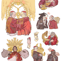 conclave  |  clear sticker sheet