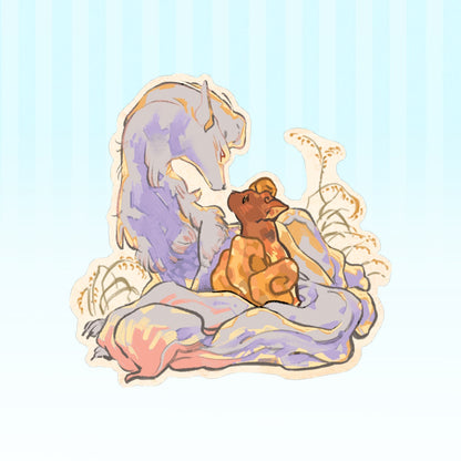 Pokemon: Ninetales | 3x3" sticker