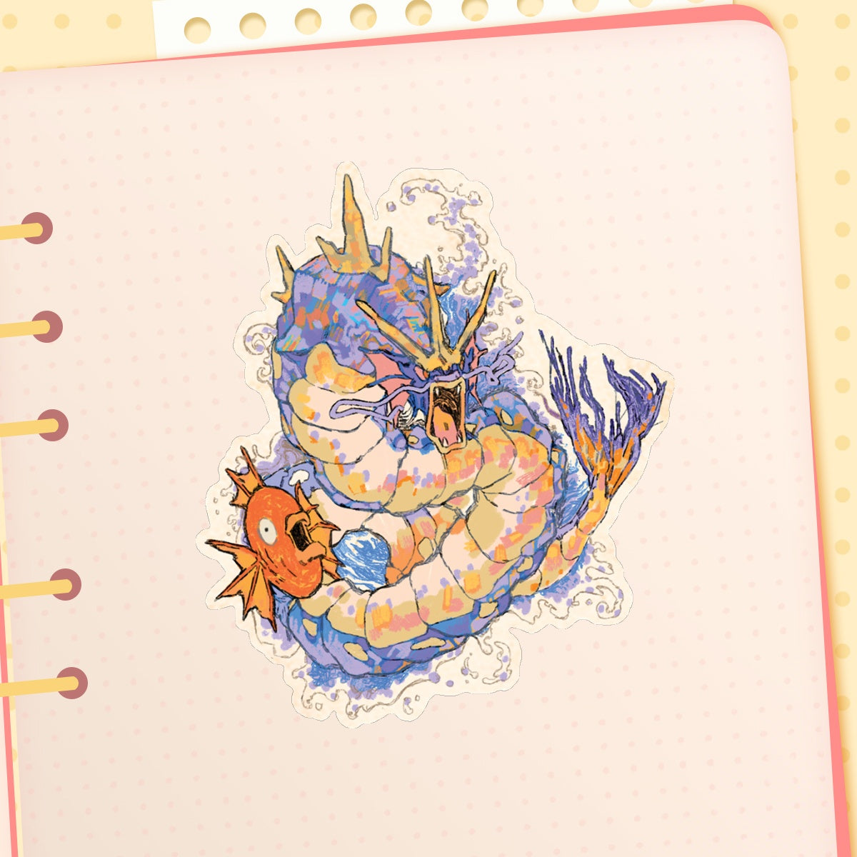 Pokemon: Gyarados | 3x3" sticker