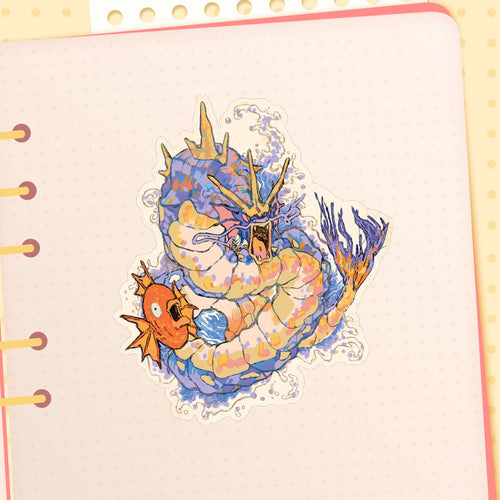 Pokemon: Gyarados | 3x3" sticker