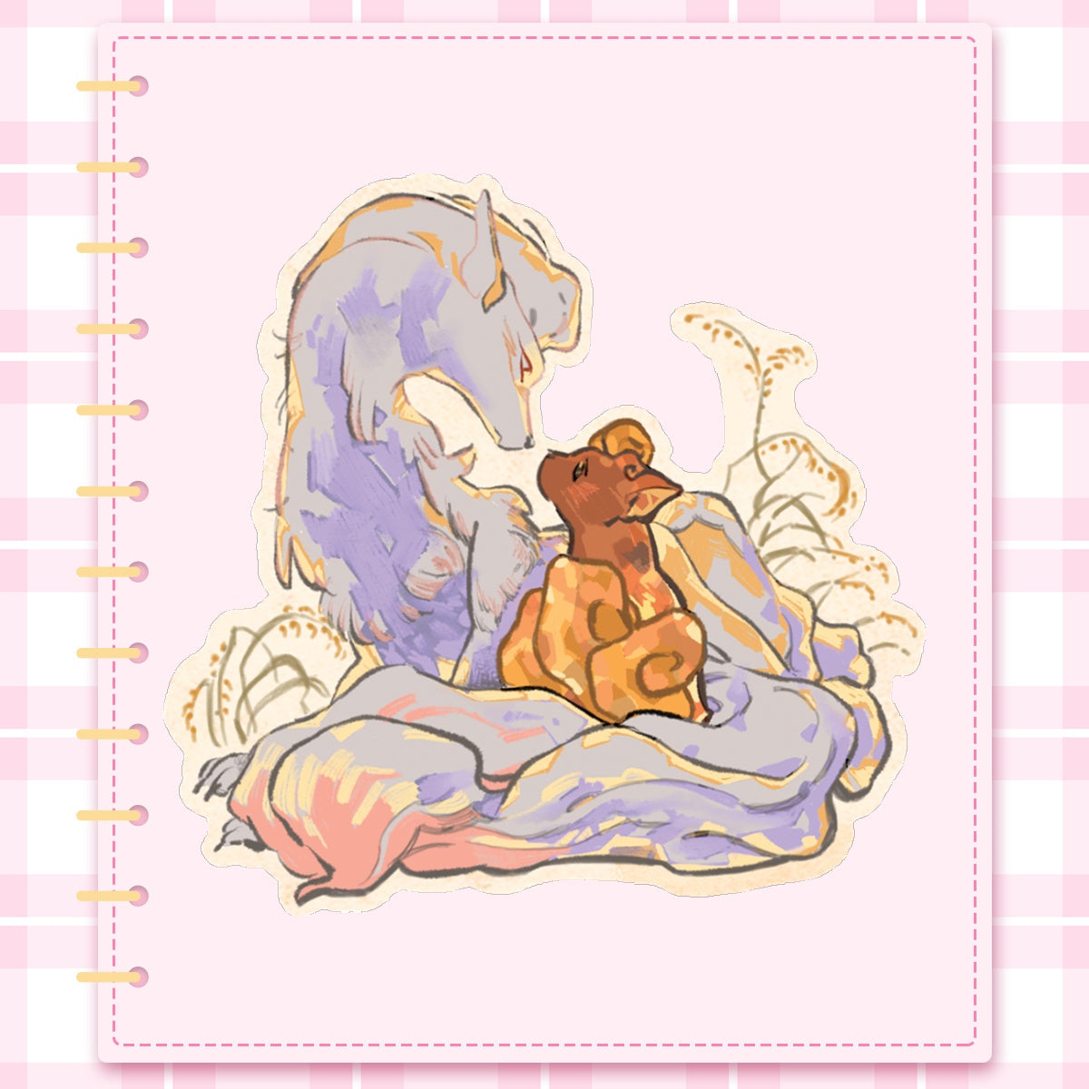 Pokemon: Ninetales | 3x3" sticker