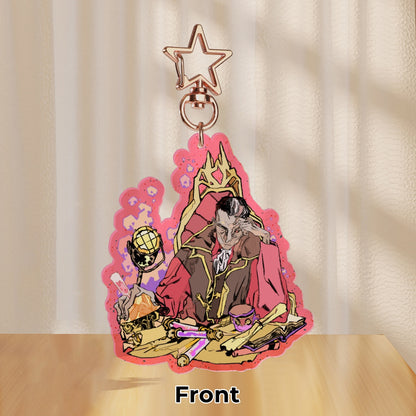 Arcane: Silco | 7cm glitter colour-edge charm
