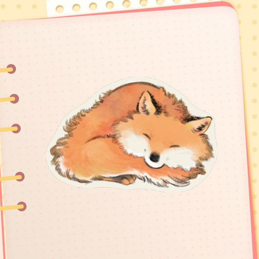 🦊: fox | 3" sticker
