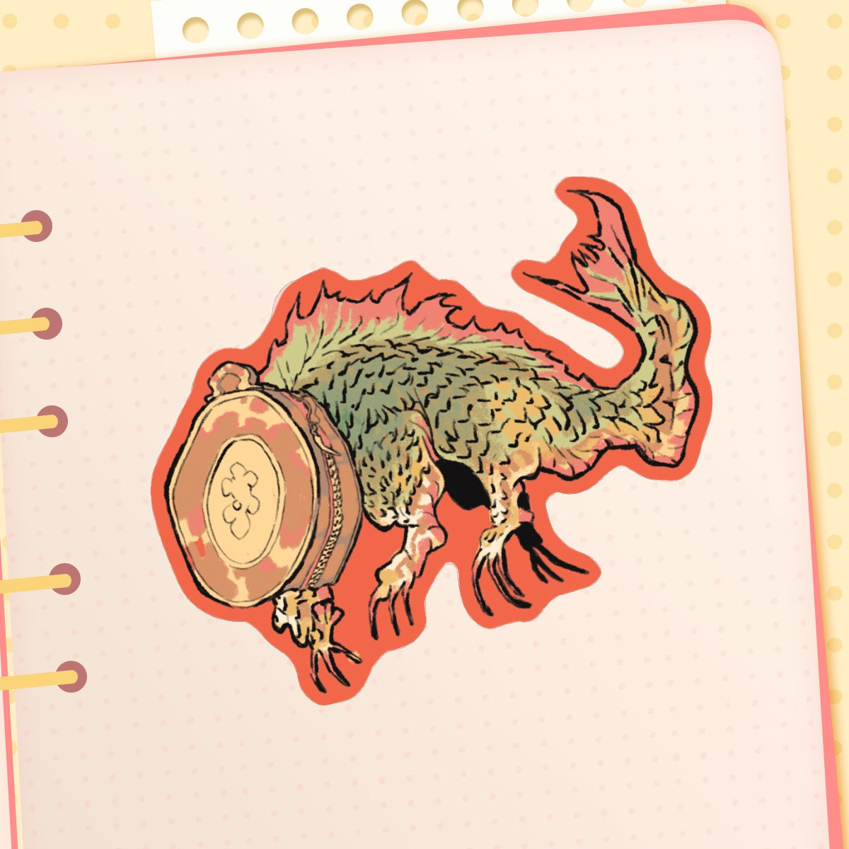 youkai: wallet | 3" sticker