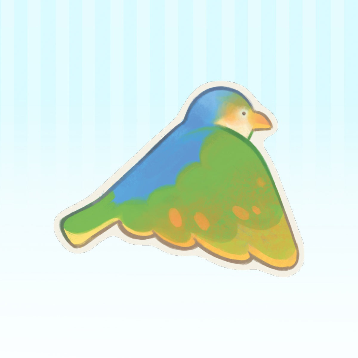 🐧: parrot | 3" sticker