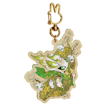 🪩: kodama | 2.75" wood charm