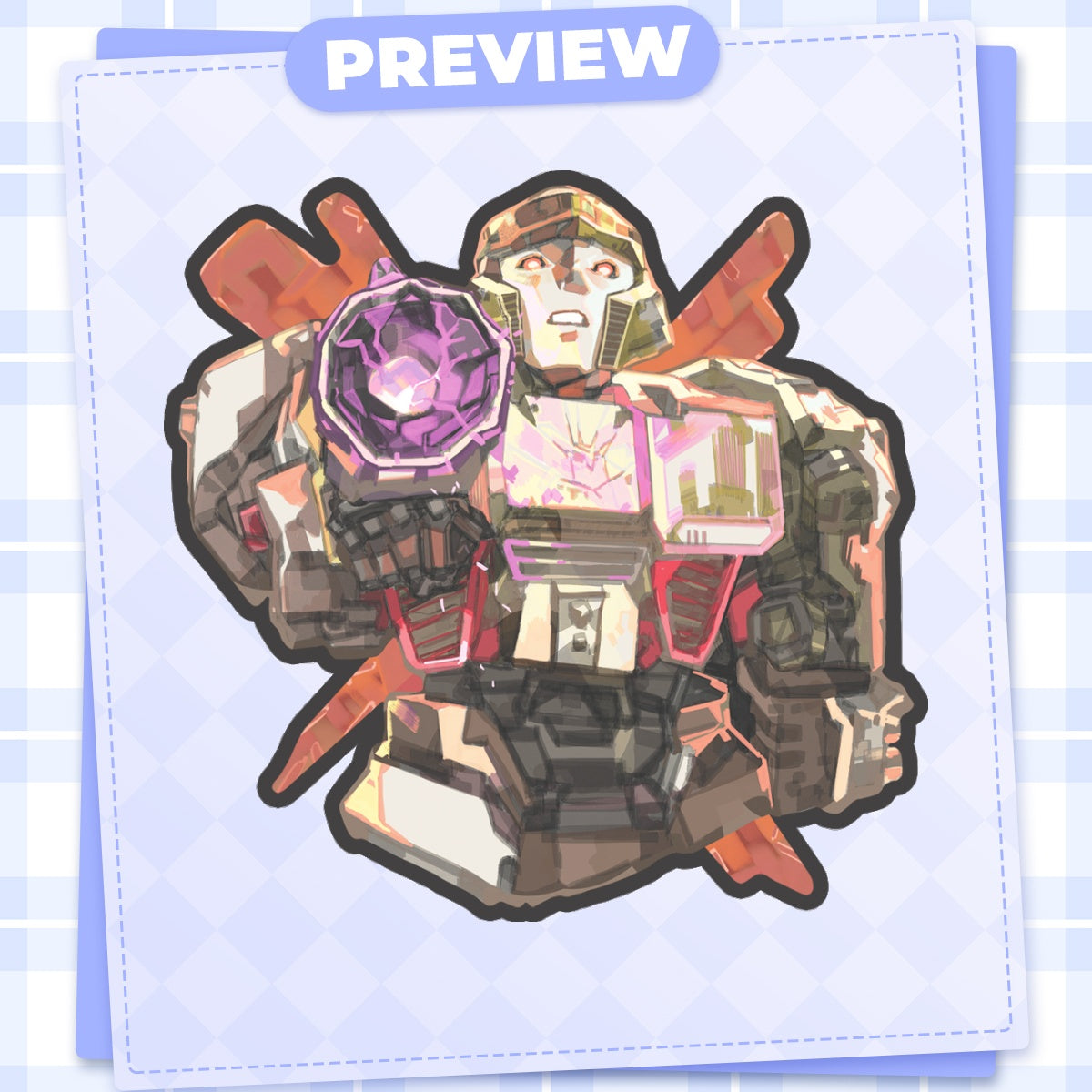 Transformers One: Megatron | 3x3" sticker