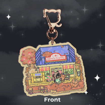 ac: tom nook | 2.75" wood charm