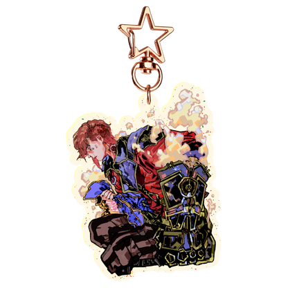 Arcane: Vi | 7cm glitter colour-edge charm