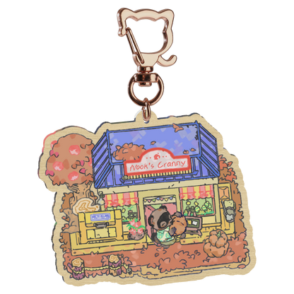 ac: tom nook | 2.75" wood charm