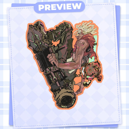 🔫: ekko | 3" sticker