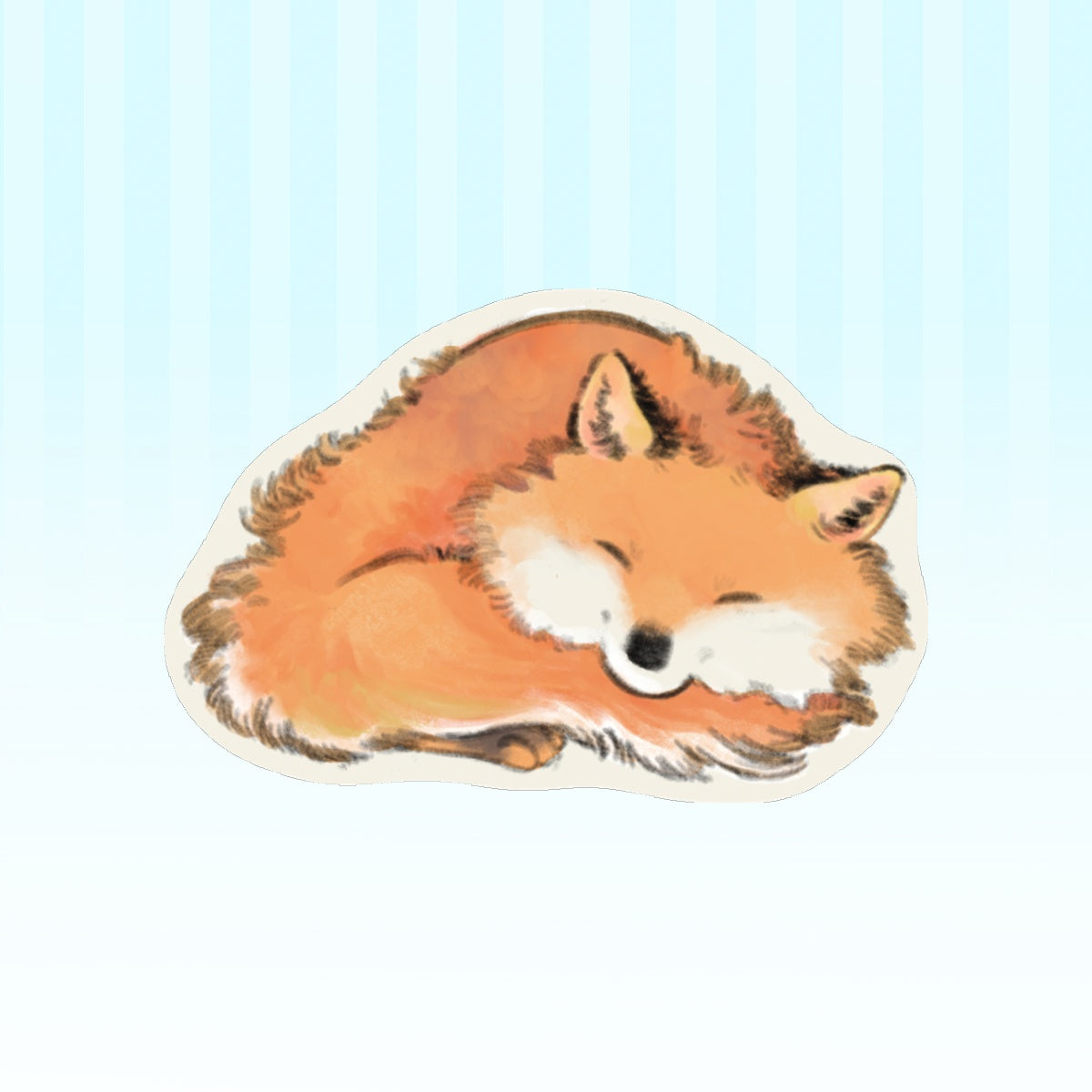 🦊: fox | 3" sticker