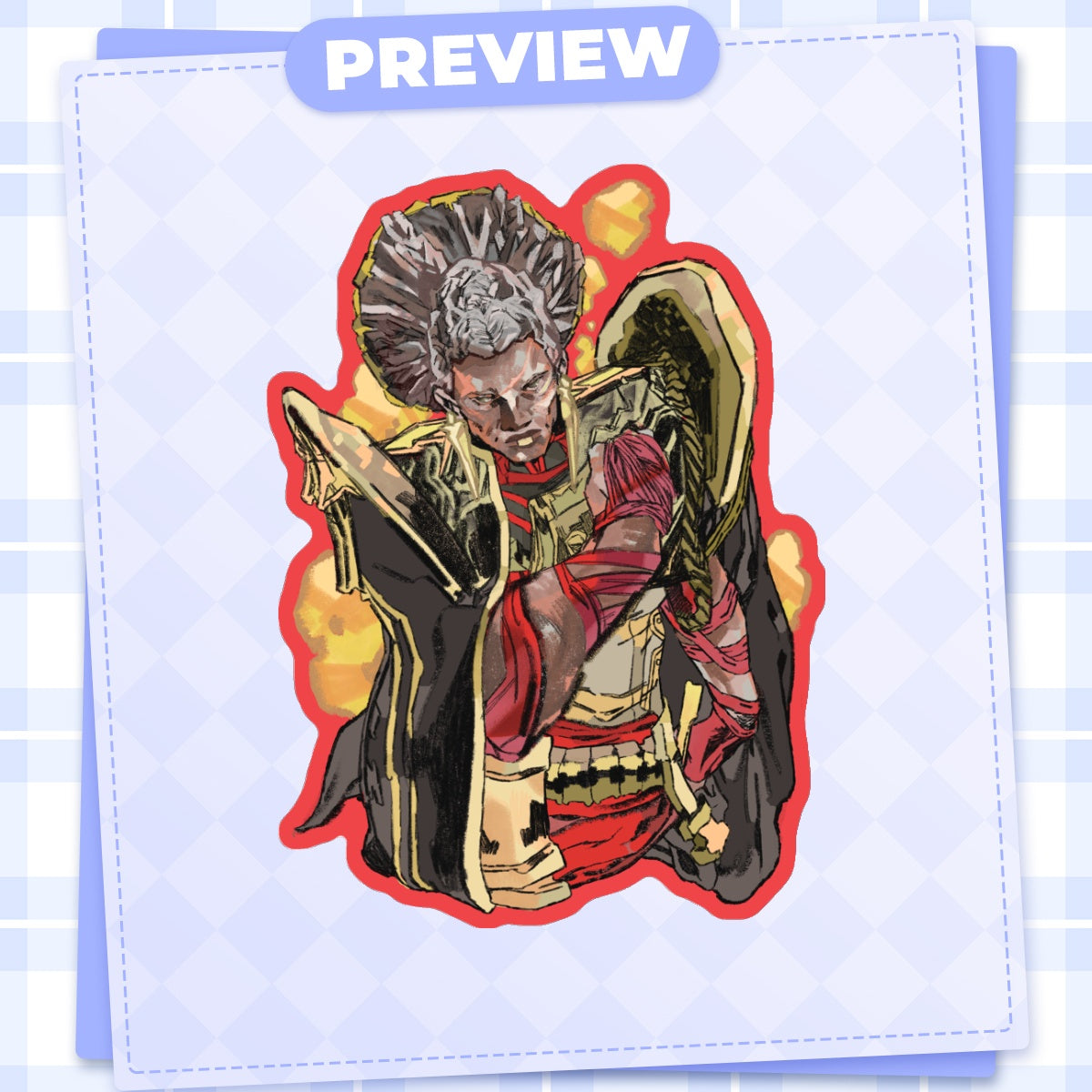 🔫: ambessa | 3" sticker