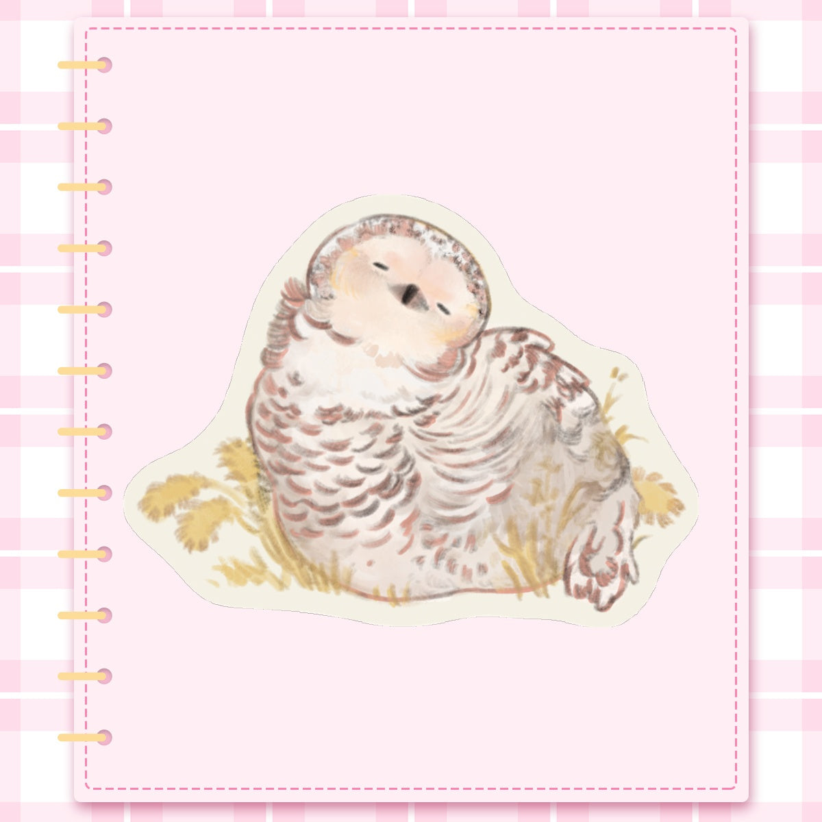 🐧: owl | 3" sticker