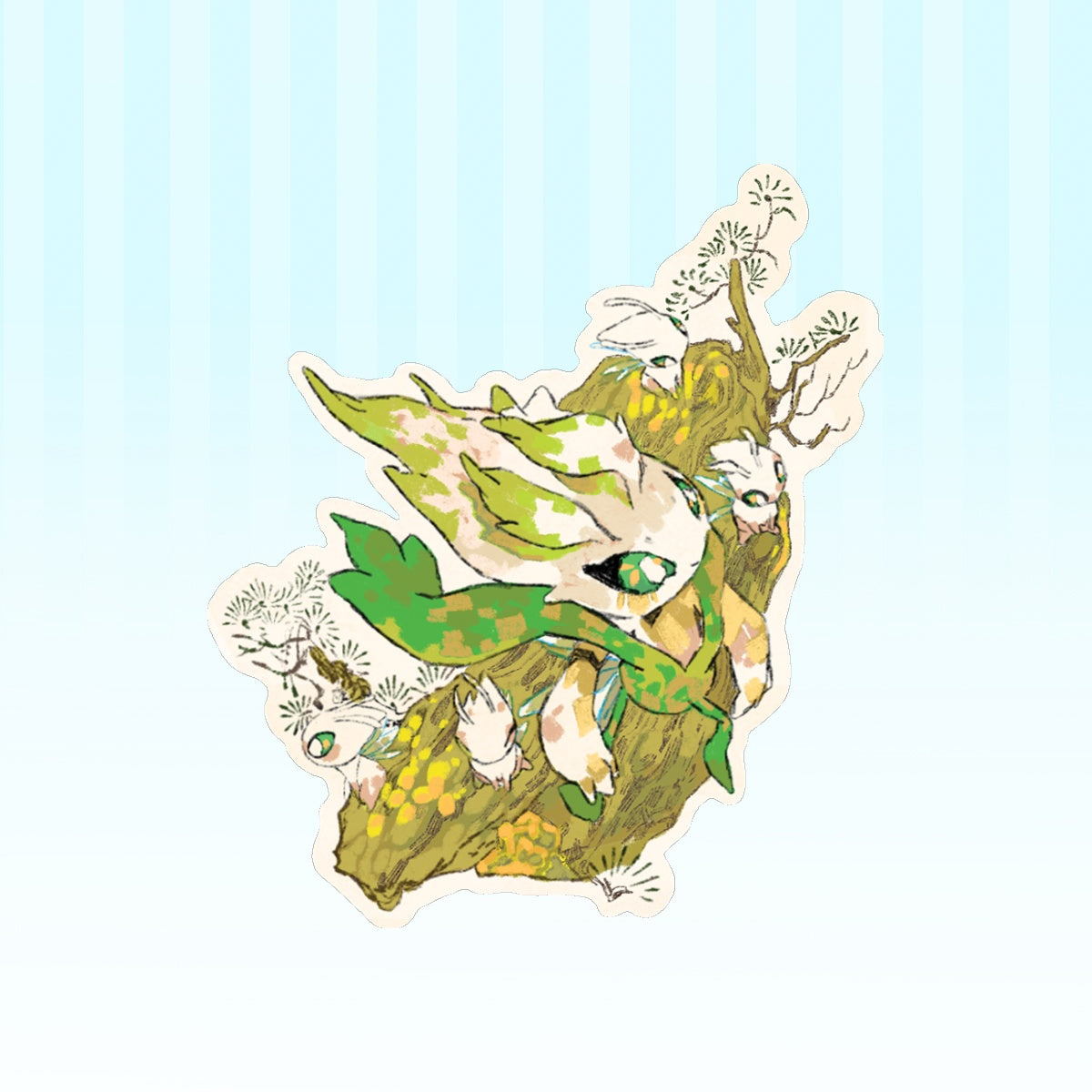 Pokemon: Celebi | 3x3" sticker