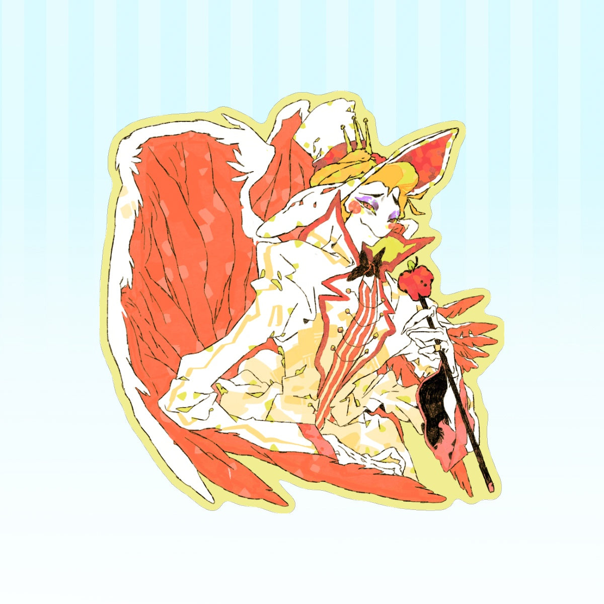 👹 🏨: lucifer | 3" sticker