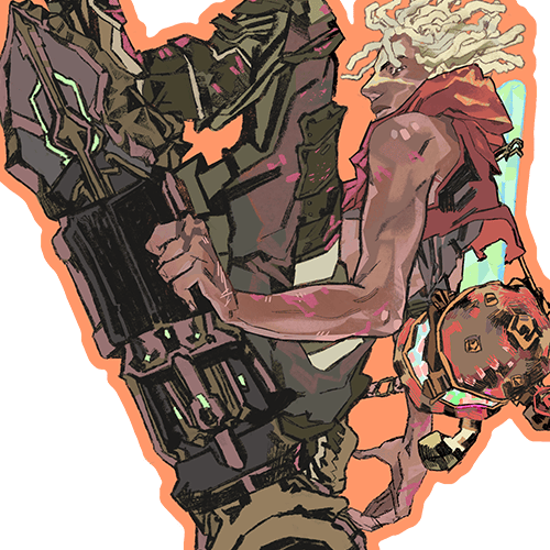 arcane | ekko: 3x3" vinyl sticker