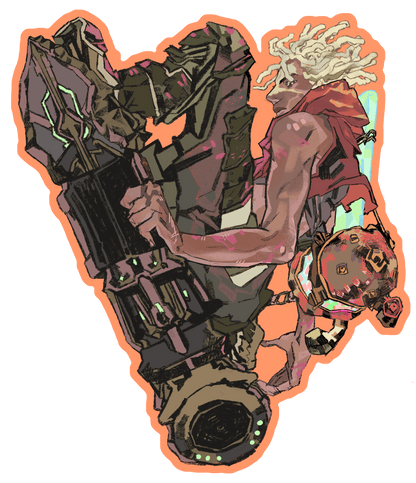 arcane | ekko: 3x3" vinyl sticker