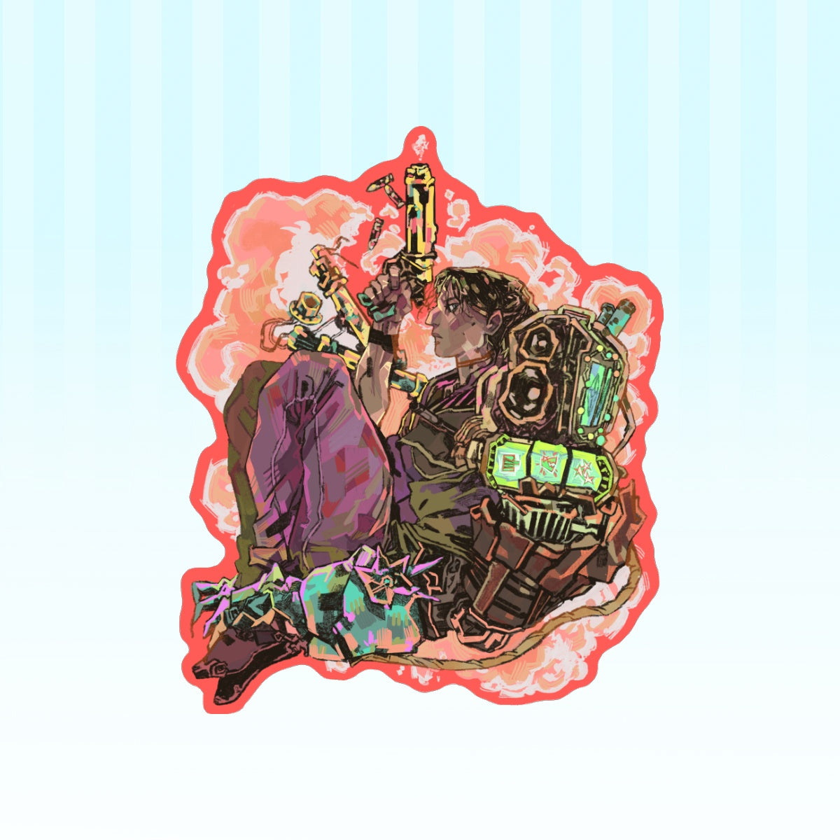 🔫: sevika | 3" sticker