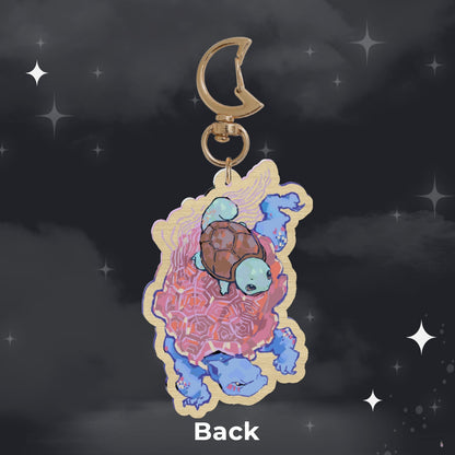🪩: mino turtle | 2.75" wood charm