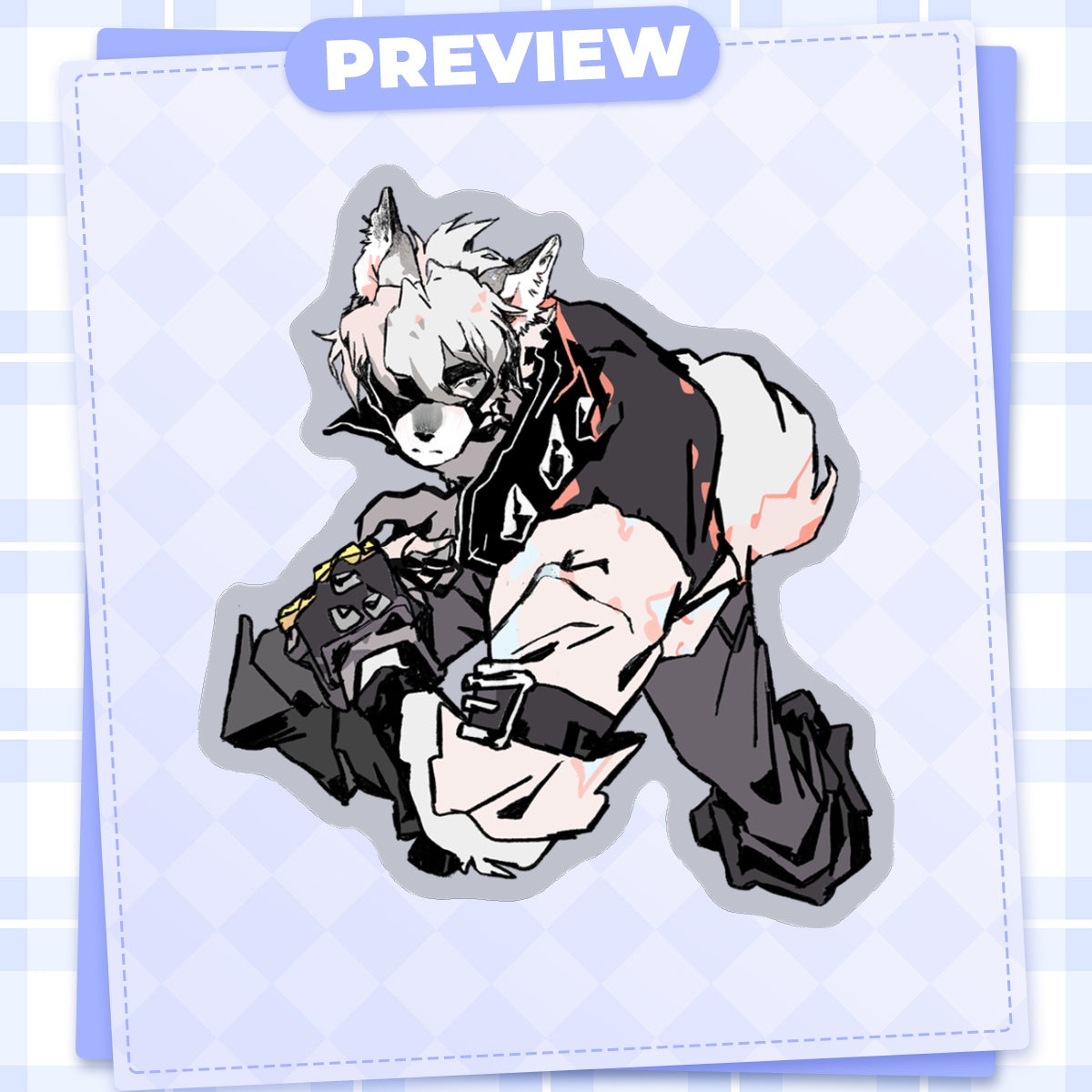 ZZZ: Lycaon | 3x3" sticker