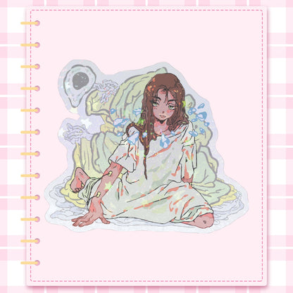 alnst: hyuna | 3" holo sticker