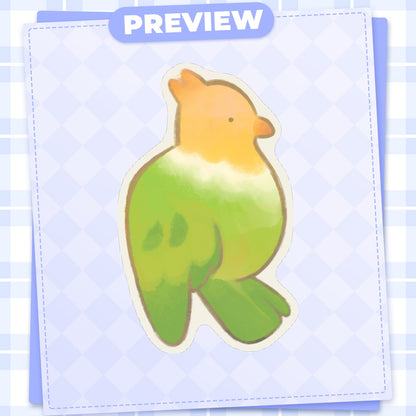 🐧: budgie | 2.5" sticker