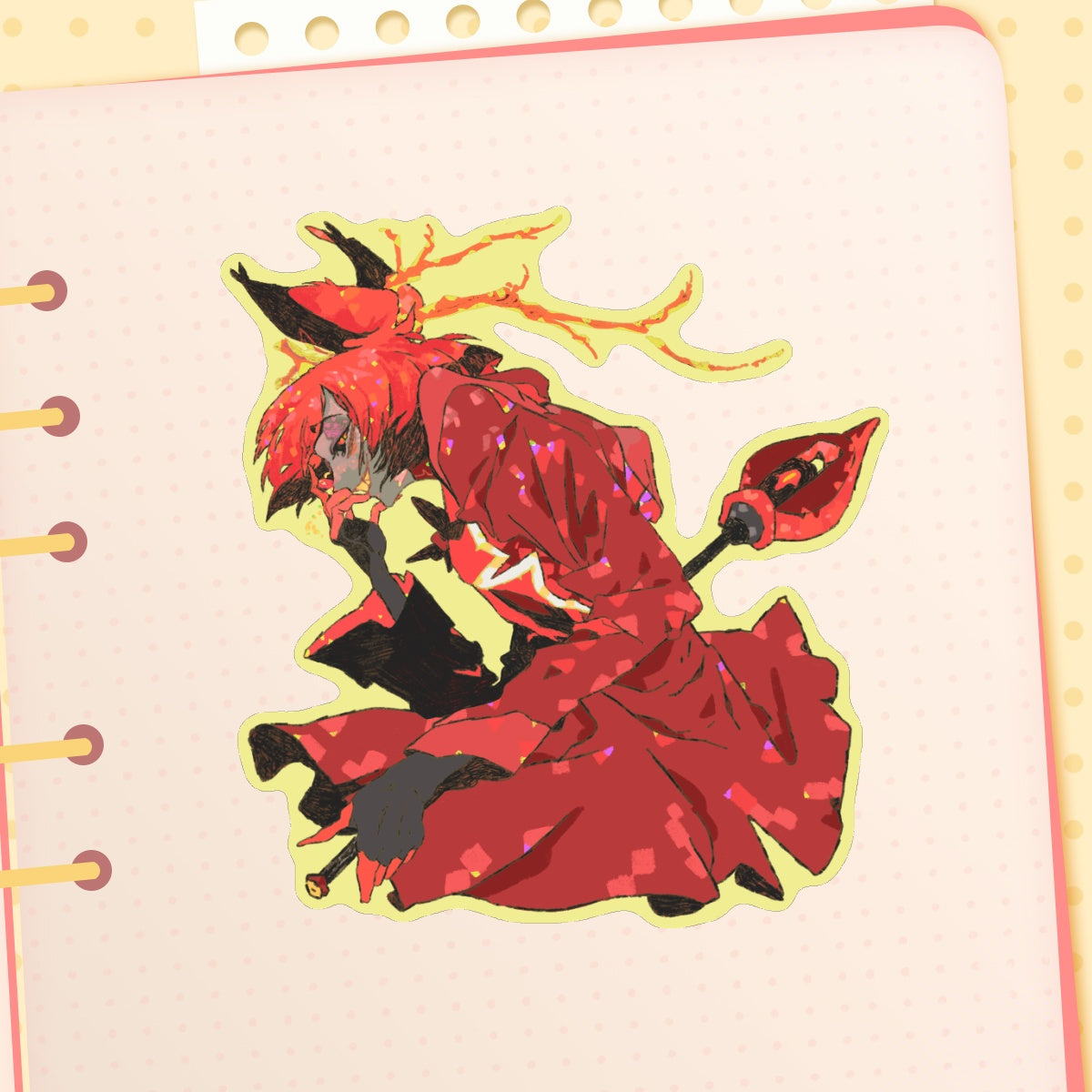 👹 🏨: alastor | 3" sticker
