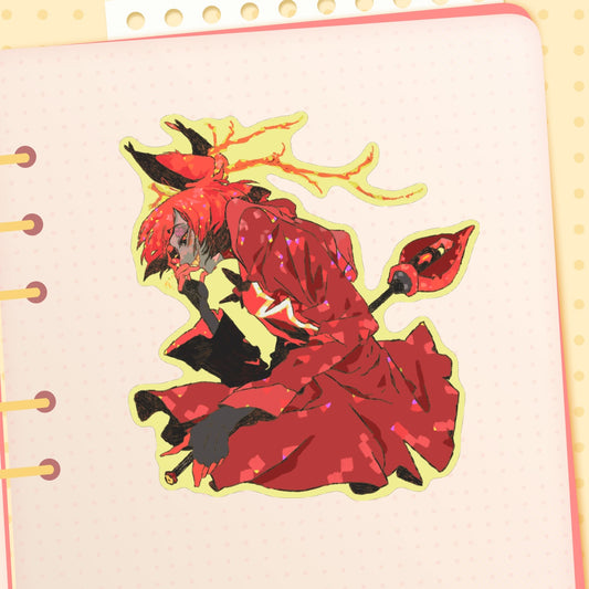 👹 🏨: alastor | 3" sticker