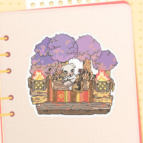 Animal Crossing: KK Slider | 3x3" sticker