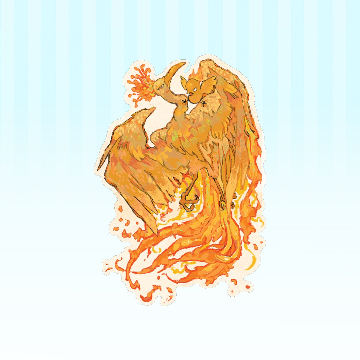 Pokemon: Moltres | 3x3" sticker