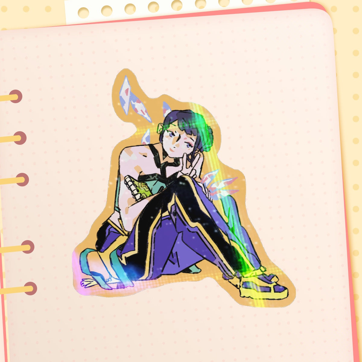 KPop Demon Hunters: Zoey | 3x3" sticker
