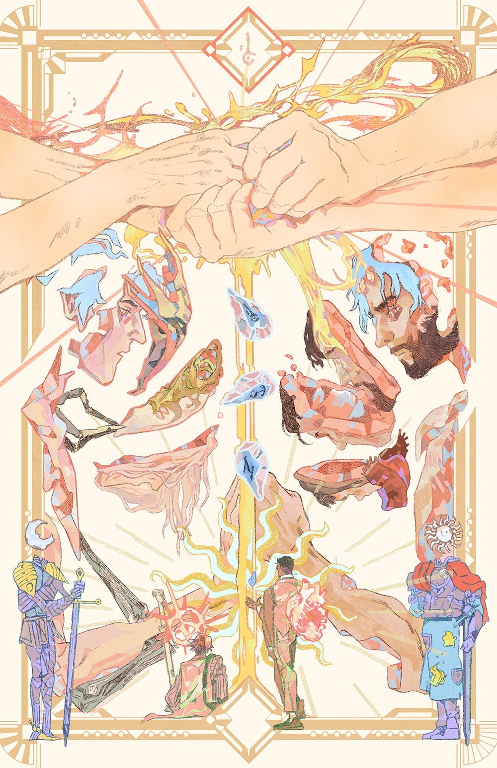 across the arcane | jayce & viktor | 12x18" art print