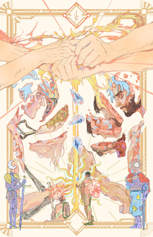 across the arcane | jayce & viktor | 12x18" art print