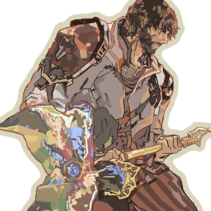 arcane | jayce: 3x3" vinyl sticker