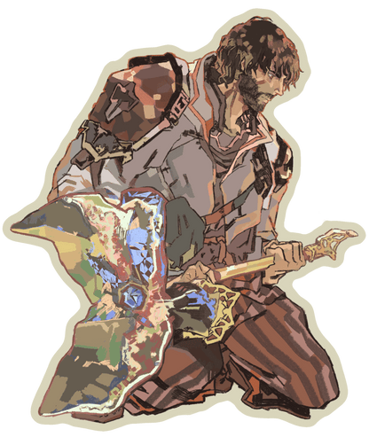 arcane | jayce: 3x3" vinyl sticker